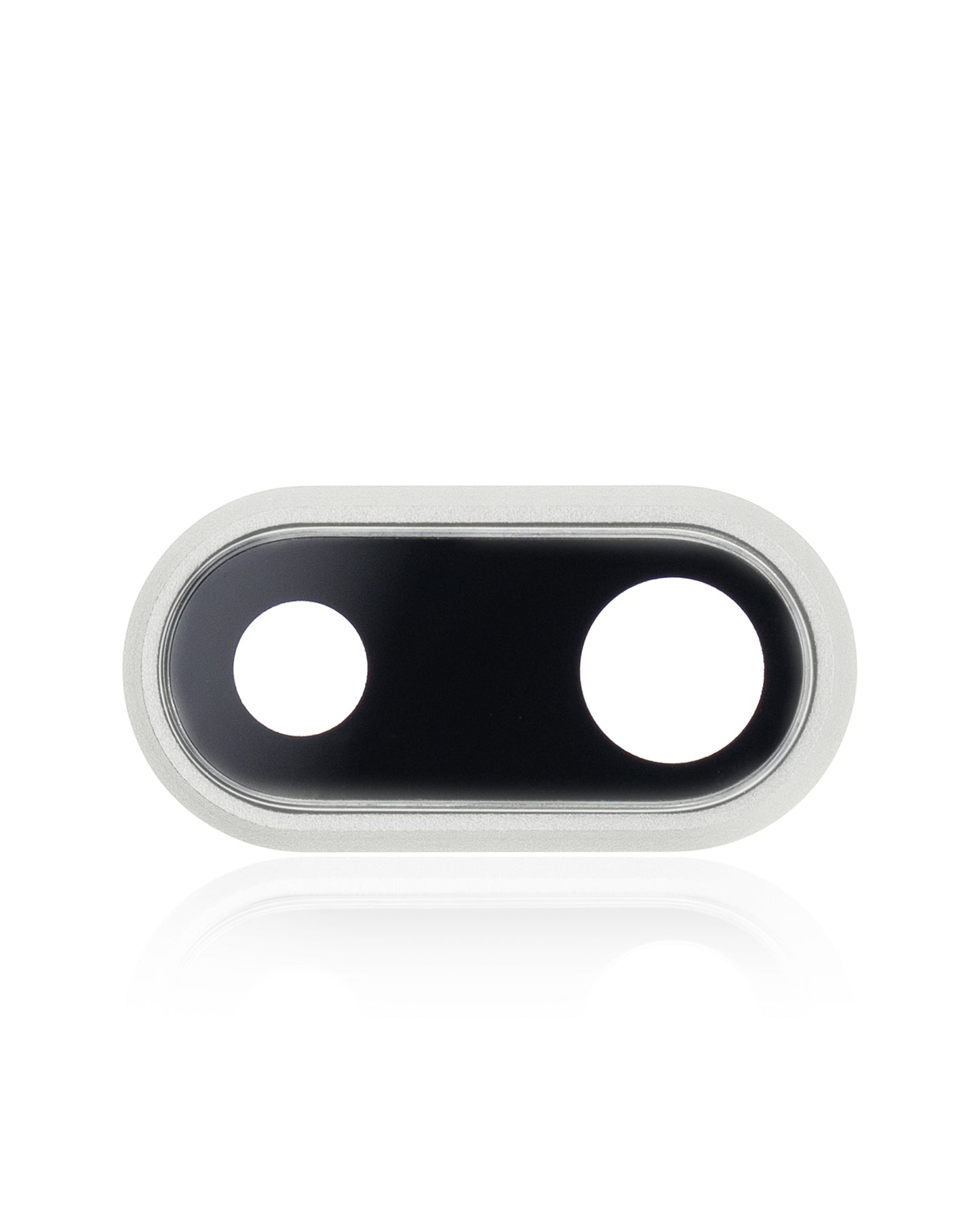 CRISTAL DE CAMARA CON ANILLO IPHONE 8 PLUS (PLATEADO)