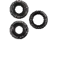 CRISTAL DE CAMARA CON ANILLO IPHONE 11 PRO / PRO MAX (BLACK) (AFTERMARKET PLUS)