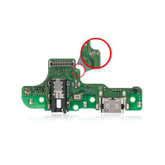 PUERTO DE CARGA CON LA PLACA PARA SAMSUNG GALAXY A20PIN (A207M / 2019) (JUNTA # M14) (AFTERMARKET PLUS)