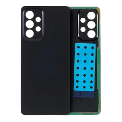TAPA POSTERIOR COMPATIBLE PARA SAMSUNG GALAXY A53 5G (A536 / 2022) (NEGRO)(SIN LOGO)