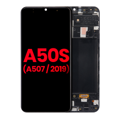 PANTALLA OLED CON MARCOSAMSUNG GALAXY A50S (A507 / 2019) (AFTERMARKET PLUS) (TODOS LOS COLORES)