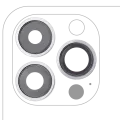 CRISTAL DE CAMARA CON ANILLO IPHONE 13 PRO / 13 PRO MAX (AFTERMARKET PLUS) (SILVER)