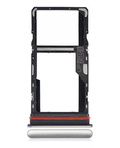 BANDEJA DE TARJETAS SIM COMPATIBLE PARA MOTOROLA MOTO G PLAY (XT2093 / 2021) (GRIS)