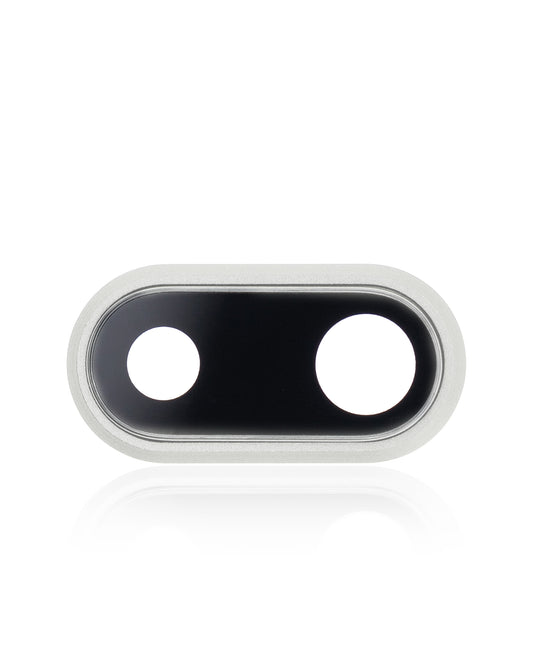 CRISTAL DE CAMARA CON ANILLO IPHONE 8 PLUS (PLATEADO)