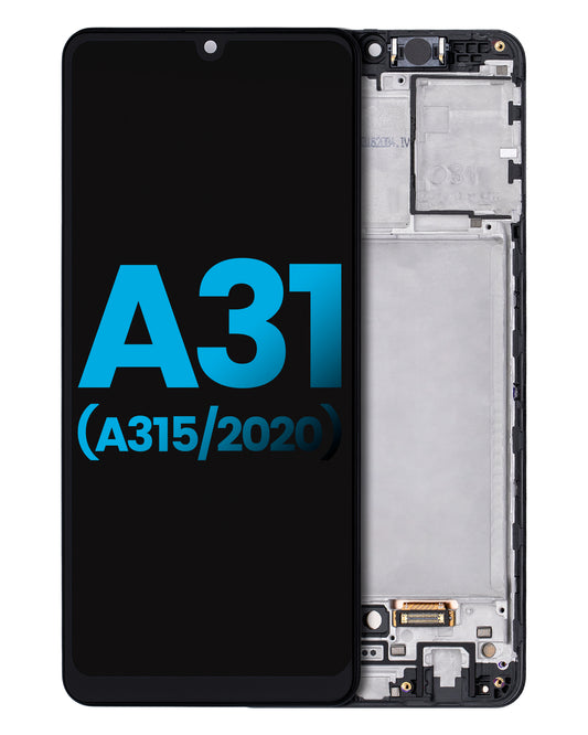 PANTALLA LCD CON MARCO SAMSUNG GALAXY A31 (A315 / 2020) (AFTERMARKET: INCELL) (TODOS LOS COLORES)