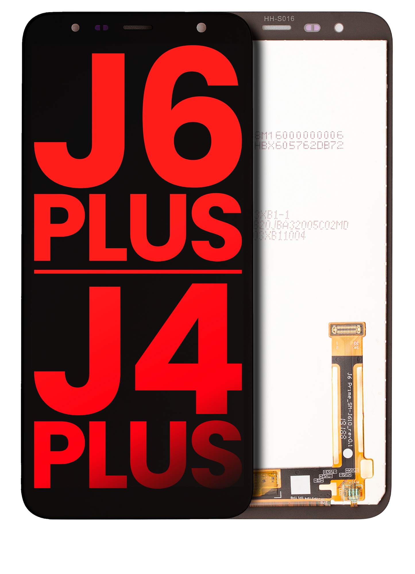 DISPLAY SIN MARCO SAMSUNG GALAXY J6 PLUS (J610 / 2018) / J4 PLUS (J415 / 2018) (AFTERMARKET PLUS) (NEGRO)