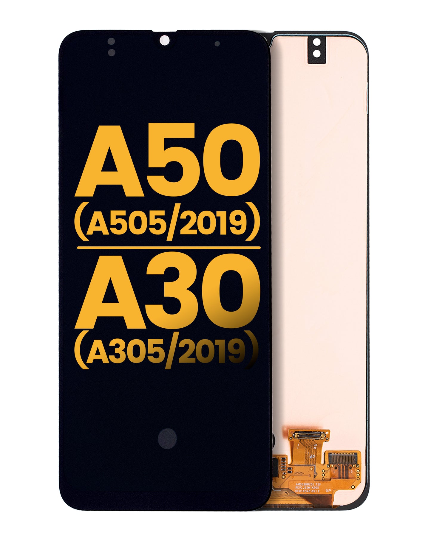 PANTALLA OLED SIN MARCOPARA SAMSUNG GALAXY A50 (A505 / 2019) / A30 (A305 / 2019) (TODOS LOS MODELOS) (REFURBISHED) (TODOS LOS COLORES)