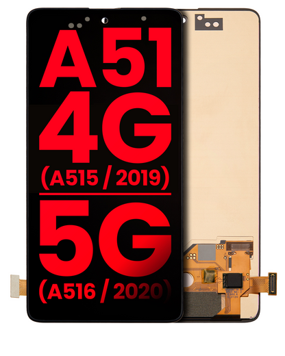 PANTALLA OLED SIN MARCOPARA SAMSUNG GALAXY A51 4G (A515 / 2019) / 5G (A516 / 2020) (6.46) (FAREBARKETET PLUS) (TODOS LOS COLORES) "