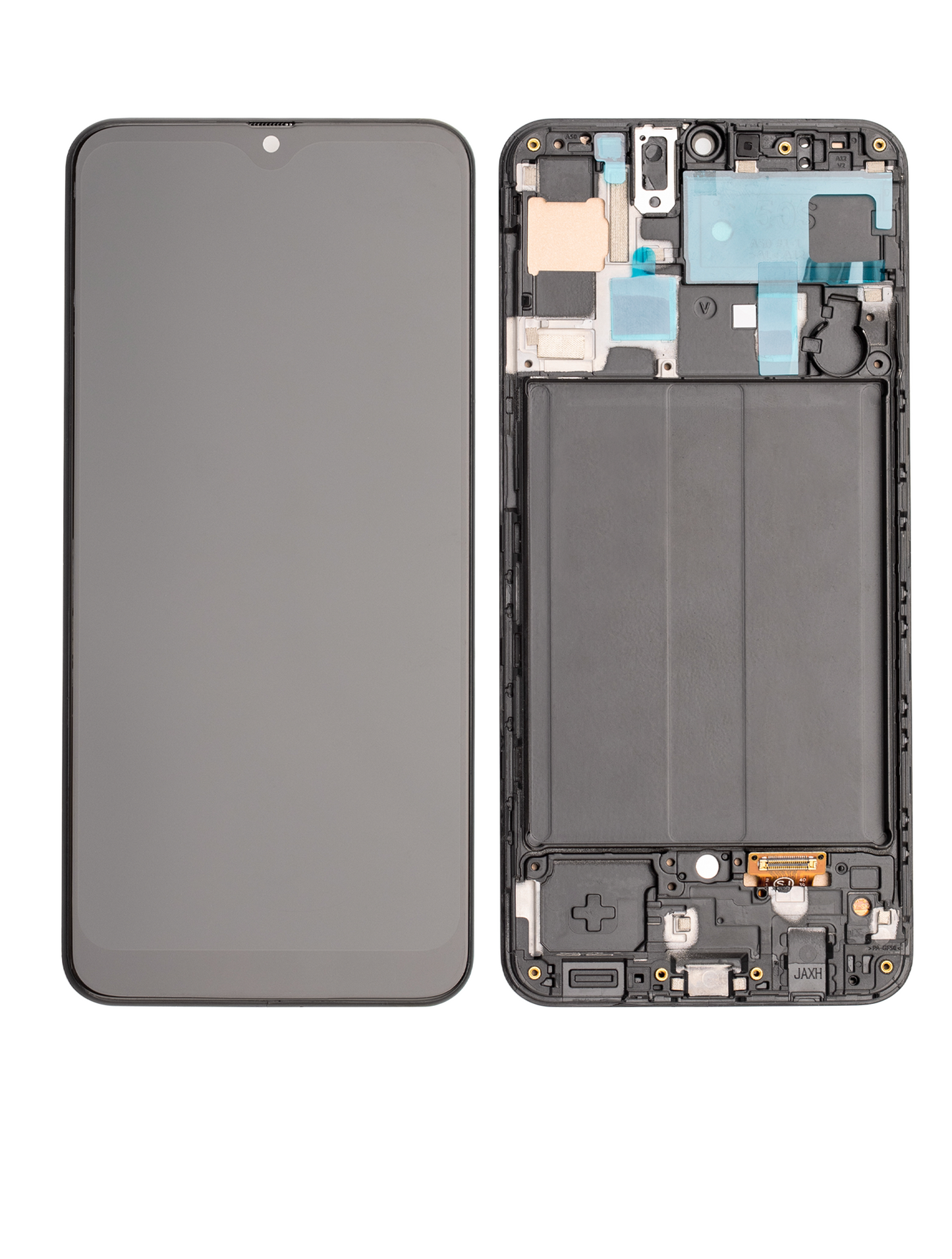 PANTALLA LCD CON MARCO SAMSUNG GALAXY A50 (A507 / 2019) (AFTERMARKET: INCELL) (TODOS LOS COLORES)