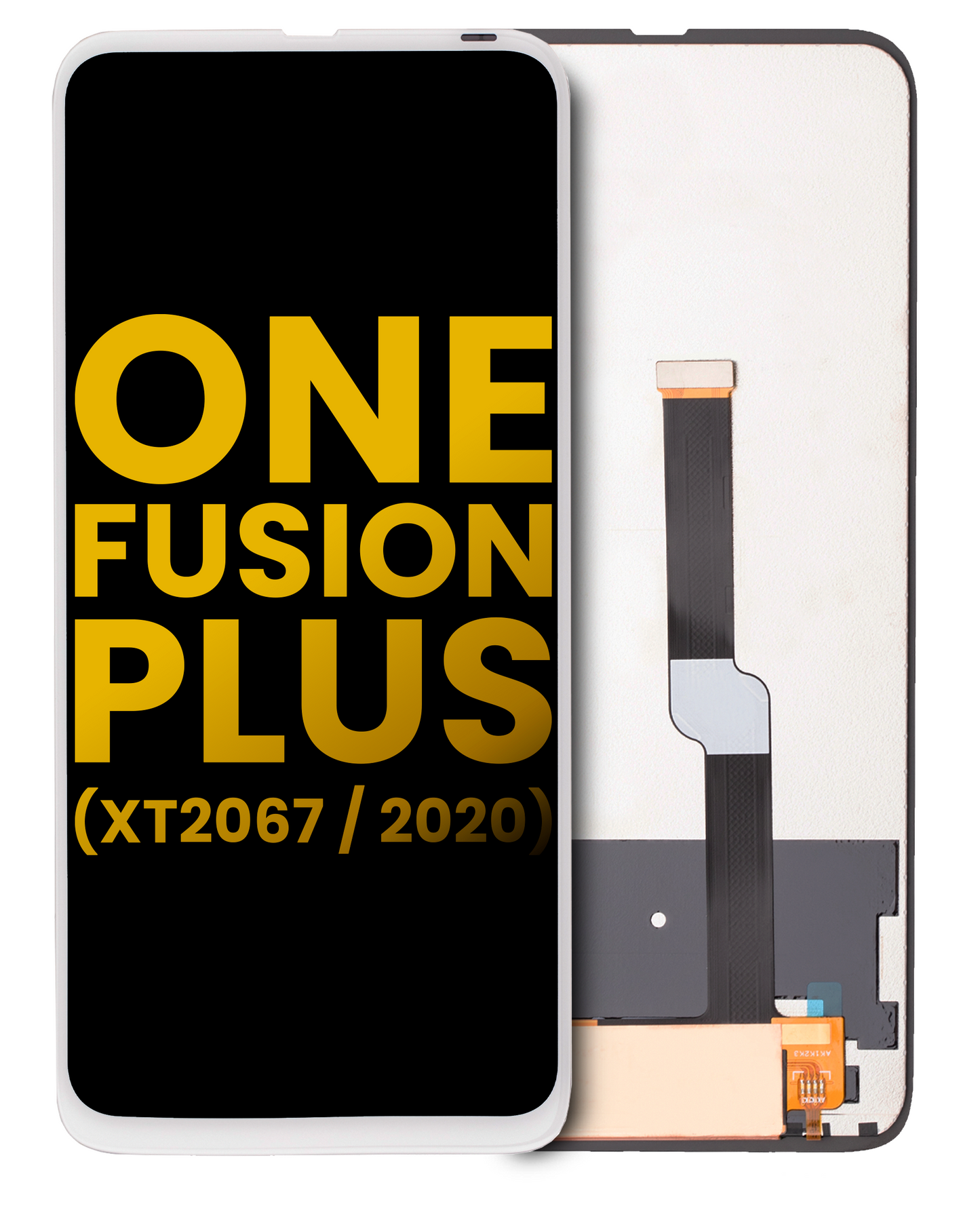 PANTALLA LCD SIN MARCO MOTOROLA ONE FUSION PLUS (XT2067 / 2020) (REFURBISHED) (BLANCO)