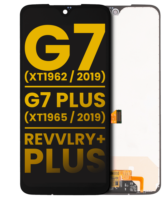 PANTALLA LCD SIN MARCO MOTOROLA MOTO G7 (XT1962 / 2019) / G7 PLUS (XT1965 / 2019) / T-MOBILE REVVLRY+ PLUS (RENOVADO) (TODOS LOS COLORES)