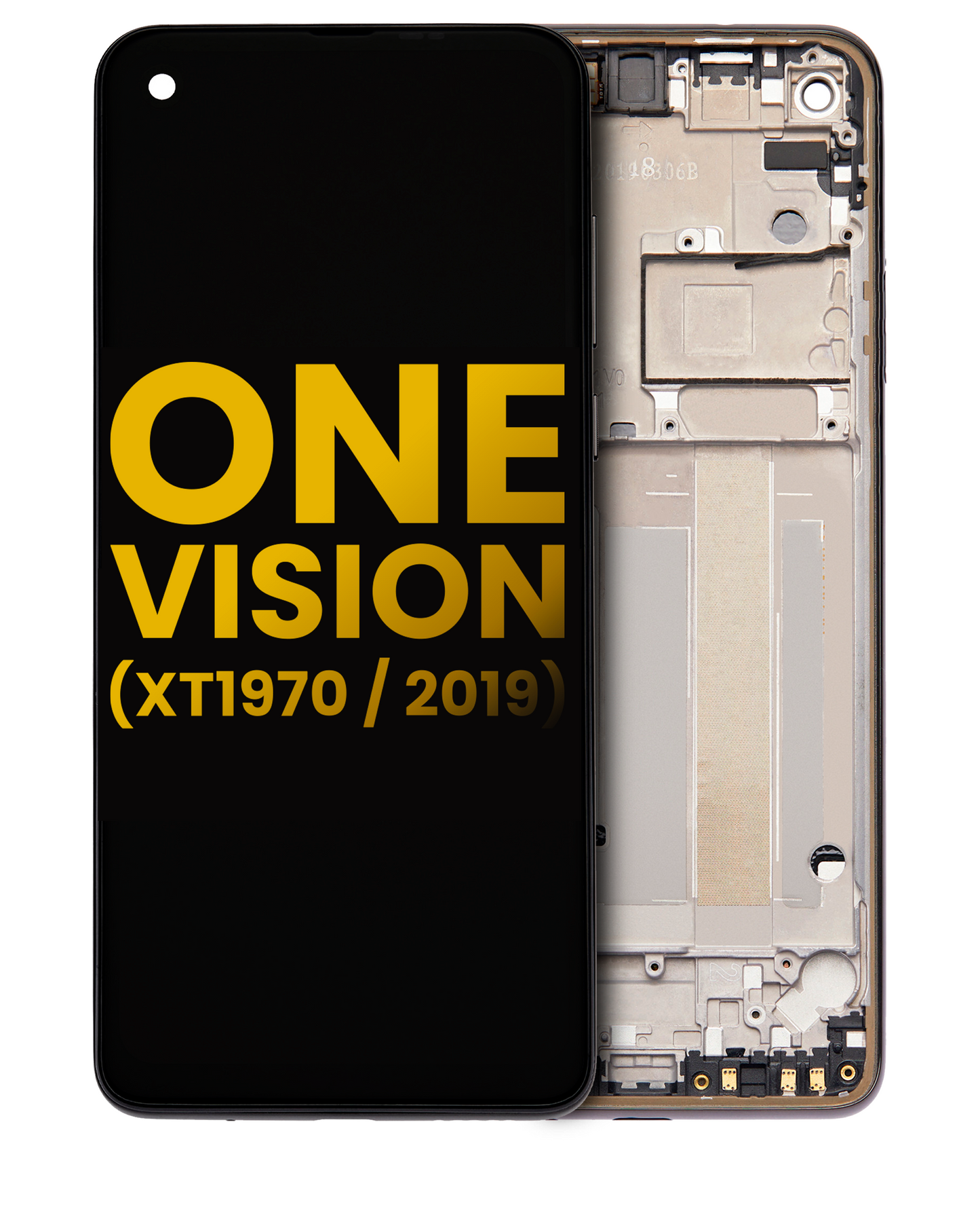 PANTALLA CON MARCO MOTOROLA ONE VISION (XT1970 / 2019) (REFURBISHED) (GRADIENTE DE BRONCE)