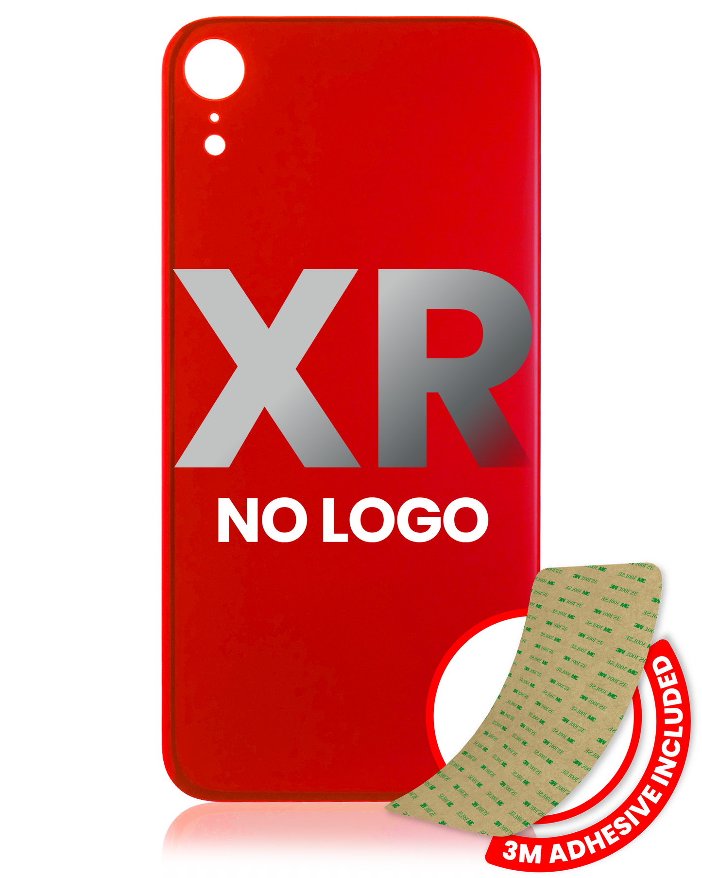 TAPA IPHONE XR (SIN LOGOTIPO) (ROJO)