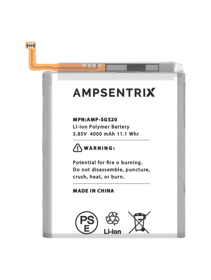 REPLACEMENT BATTERY FOR SAMSUNG GALAXY S20 5G / S20 5G UW VERIZON (AMPSENTRIX)