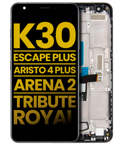 PANTALLA CON MARCO PARA LG K30 (2019) / ESCAPE PLUS / ARISTO 4 PLUS / ARENA 2 / TRIBUTE ROYAL