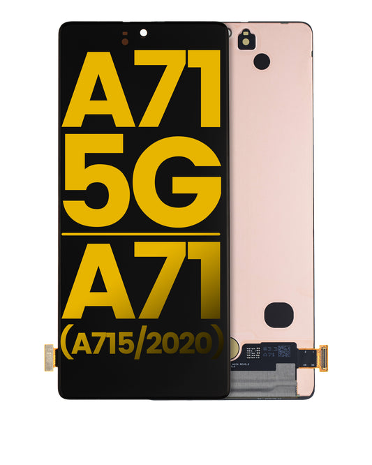 PANTALLA OLED SIN MARCOPARA SAMSUNG GALAXY A71 5G / A71 5G UW (A716 / 2020) (RENOVADO) (TODOS LOS COLORES)