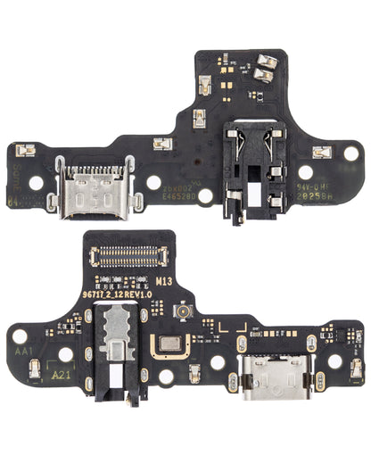 PUERTO DE CARGA CON CONECTOR PARA AURICULARES S PARA SAMSUNG GALAXY A21 (A215 / 2020) (AFTERMARKET PLUS)