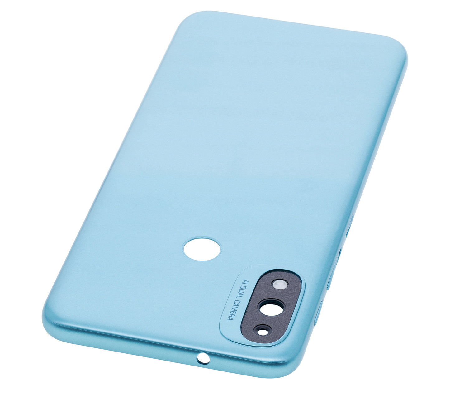 TAPA POSTERIOR  PARA MOTOROLA MOTO E20 (XT2155 / 2021) (AZUL)