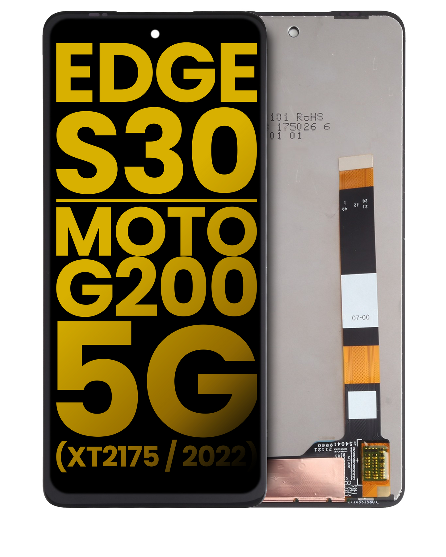 PANTALLA SIN MARCO MOTO G200 5G (XT2175 / 2022) (RENOVADO) (TODOS LOS COLORES)