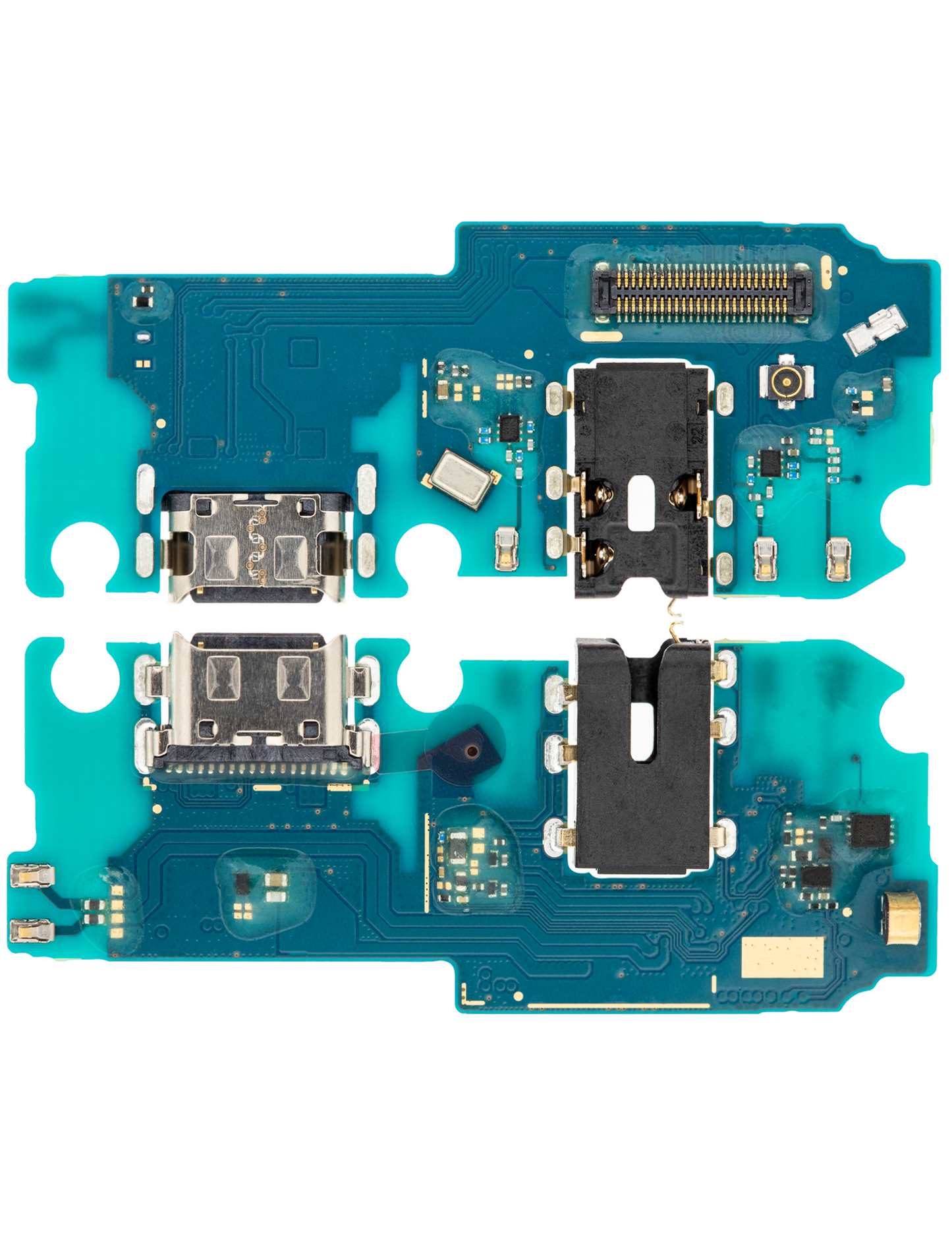 PUERTO DE CARGA CON CONECTOR PARA AURICULARES S PARA SAMSUNG GALAXY A12 (A125 / 2020) (PREMIUM)