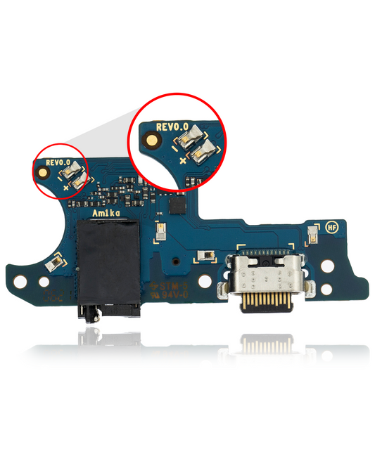 PUERTO DE CARGA CON CONECTOR PARA AURICULARES S PARA SAMSUNG GALAXY A02S (A025U / 2020) (PARTE# GH81-20187A) (VERSIÌ?N NORTEAMERICANA)