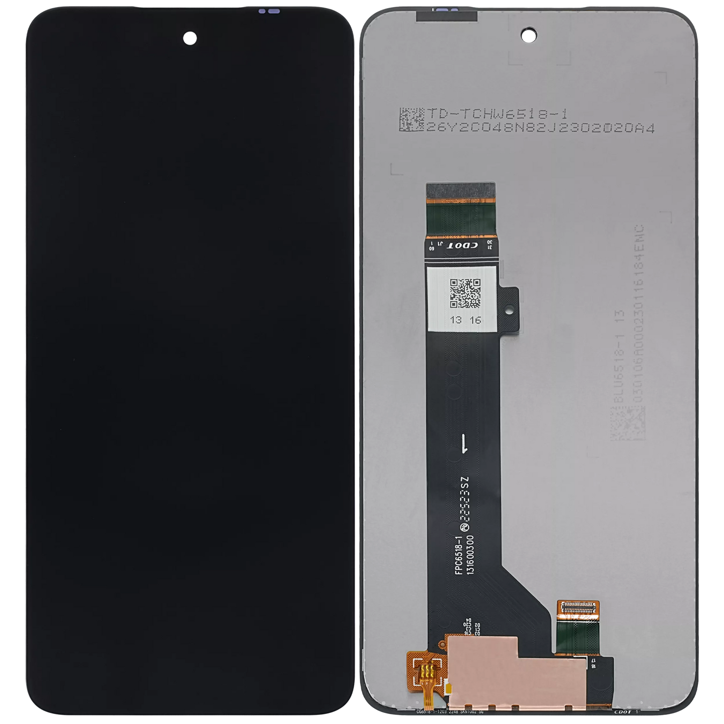 DISPLAY LCD SIN MARCO MOTOROLA MOTO G53 (XT2335-3 / 2022) (RESTAURADO) (TODOS LOS COLORES)