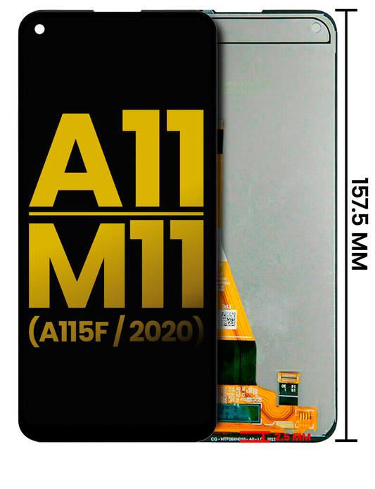 PANTALLA LCD SIN MARCOSAMSUNG GALAXY A11 / M11 (MODELO A115F Y A115M / 2020) (VERSION INTERNACIONAL) (REFURBISHED) (TODOS LOS COLORES)