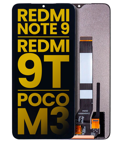 PANTALLA LCD SIN MARCOXIAOMI REDMI NOTE 9 4G / REDMI 9T / POCO M3 (REFURBISHED) (TODOS LOS COLORES)