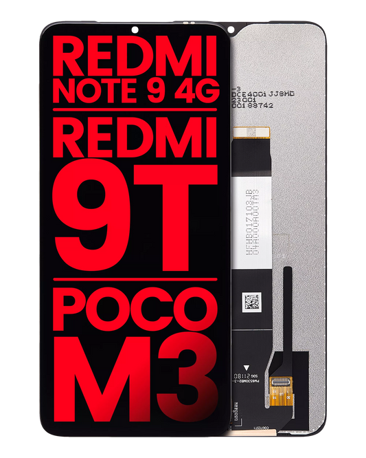 PANTALLA LCD SIN MARCOXIAOMI REDMI NOTE 9 4G / REDMI 9T / POCO M3 (TODOS LOS COLORES)