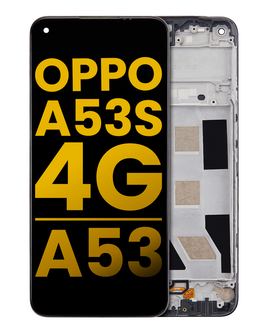 PANTALLA CON MARCO OPPO A53S 4G / A53 (REFURBISHED) (TODOS LOS COLORES)