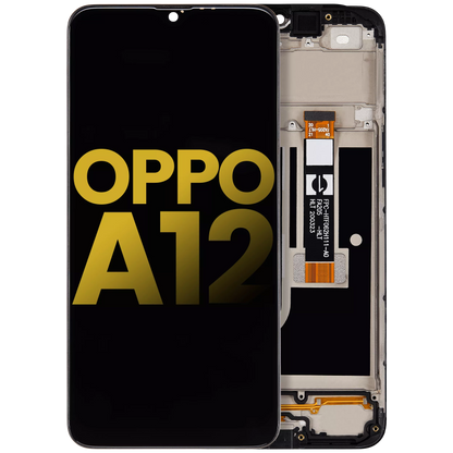 PANTALLA CON MARCO OPPO A12 (REFURBISHED) (TODOS LOS COLORES)