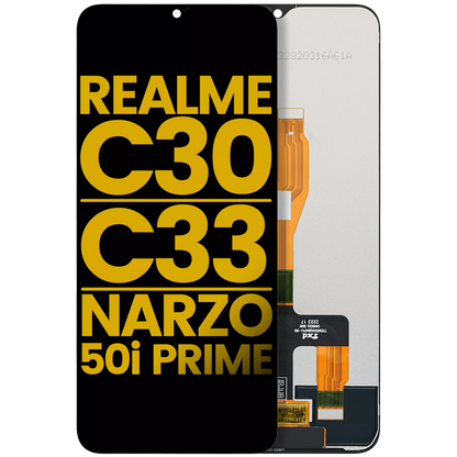 PANTALLA LCD SIN MARCO COMPATIBLE CON REALME C30 / C33 / NARZO 50I PRIME (REACONDICIONADO) (TODOS LOS COLORES)