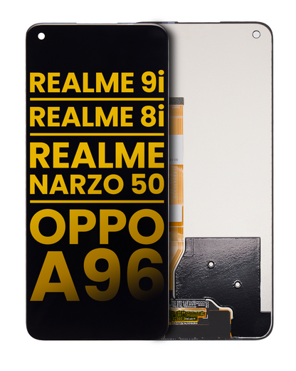 PANTALLA LCD SIN MARCO REALME 9I / REALME 8I / REALME NARZO 50 / OPPO A96 (REMURBED) (TODOS LOS COLORES)