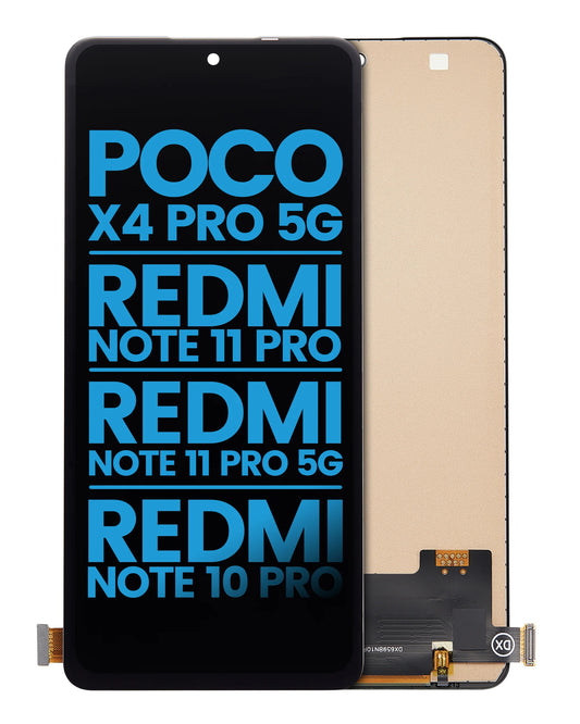 PANTALLA LCD SIN MARCOXIAOMI POCO X4 PRO 5G / REDMI NOTE 11 PRO / NOTE 11 PRO 5G / REDMI NOTE 10 PRO (AFTERMARKET: INCELL) (TODOS LOS COLORES)