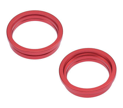 ANILLO PARA CAMARA IPHONE 14 /14 PLUS (ROJO) (SET DE 2 PIEZAS)