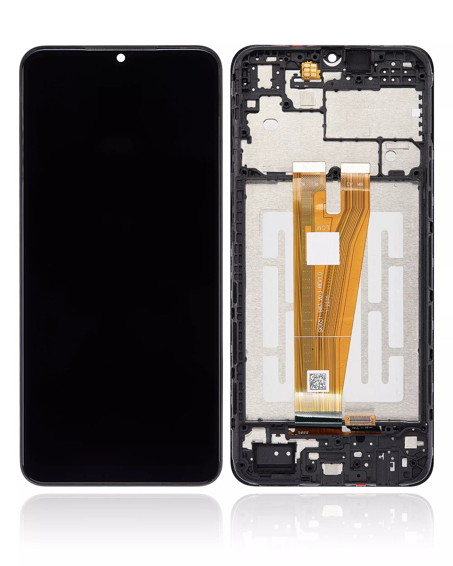 PANTALLA LCD CON MARCO SAMSUNG GALAXY A04 (A045 / 2022) (REFURBISHED) (TODOS LOS COLORES)