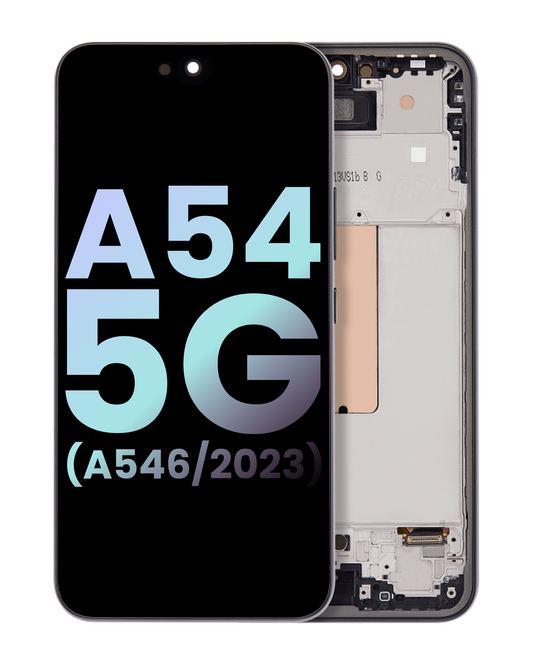 DISPLAY OLED CON MARCO SAMSUNG GALAXY A54 5G (A546 / 2023) (VERSIîN INTERNACIONAL) (SERVICEPACK) (GRAFITO)