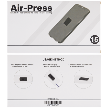 AIR-PRESS UN ENLACE ADHESIVO DE MARCO LCD DE TELƒFONO MîVIL (15 PAQUETE)