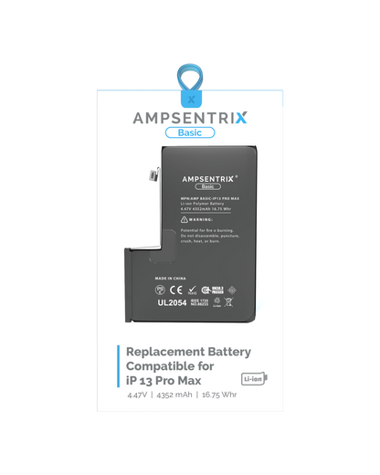 BATERêA DE REEMPLAZO COMPATIBLE PARA IPHONE 13 PRO MAX (AMPSENTRIX BASIC)