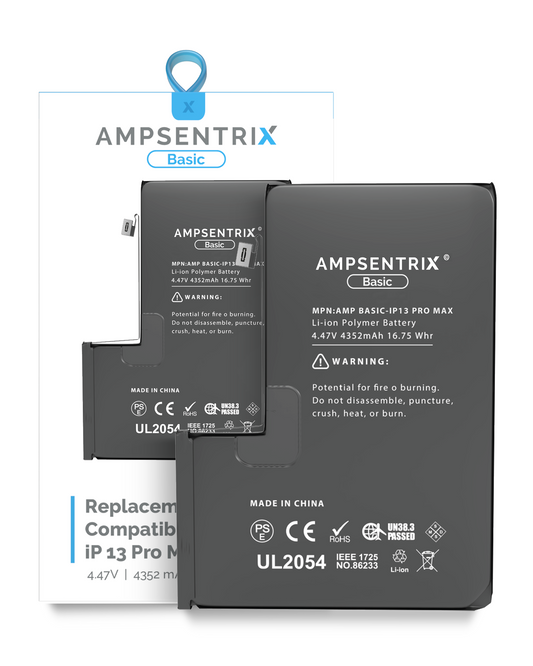 BATERêA DE REEMPLAZO COMPATIBLE PARA IPHONE 13 PRO MAX (AMPSENTRIX BASIC)