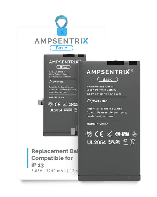 BATERêA DE REEMPLAZO COMPATIBLE PARA IPHONE 13 (AMPSENTRIX BASIC)