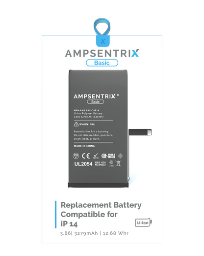 BATERêA DE REEMPLAZO COMPATIBLE PARA IPHONE 14 (AMPSENTRIX BASIC)