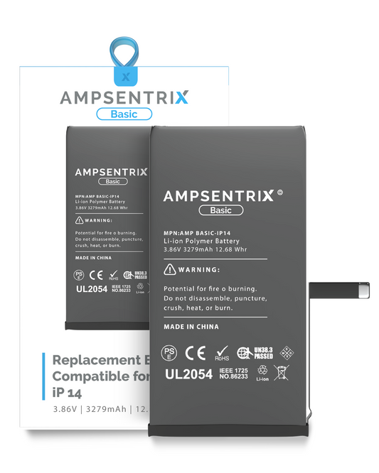 BATERêA DE REEMPLAZO COMPATIBLE PARA IPHONE 14 (AMPSENTRIX BASIC)