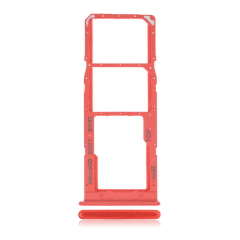 BANDEJA DUAL SIM SAMSUNG GALAXY A02 (A022 / 2020) (ROJO)