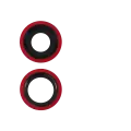 CRISTAL DE CAMARA CON ANILLO IPHONE 11 (ROJO) (ZAFIRO REAL / PREMIUM)