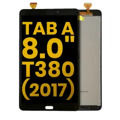 DISPLAY LCD SIN MARCO SAMSUNG GALAXY TAB A 8.0 (2017) (T380) (REFURBISHED) (NEGRO) "