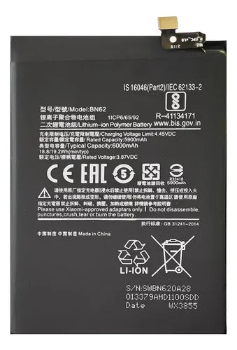 BATERIA XIAOMI REDMI 9T/POCO M3