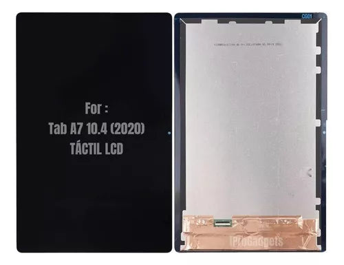 DISPLAY SIN MARCO SAMSUNG GALAXY TAB A7 10.4 (T500 / T505 / 2020) (REFURBISHED) (NEGRO) "