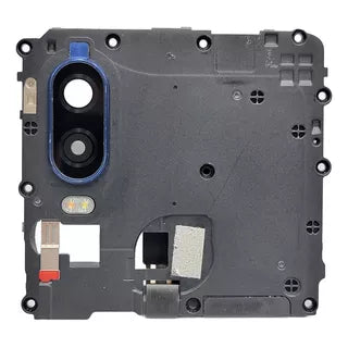 CRISTAL DE CAMARA CON MARCO PARA MOTOROLA ONE VISION (XT1970 / 2019) / P50 (XT1970 / 2019) (AZUL)
