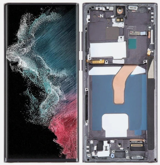 DISPLAY SAMSUNG S22 ULTRA OLED CON MARCO